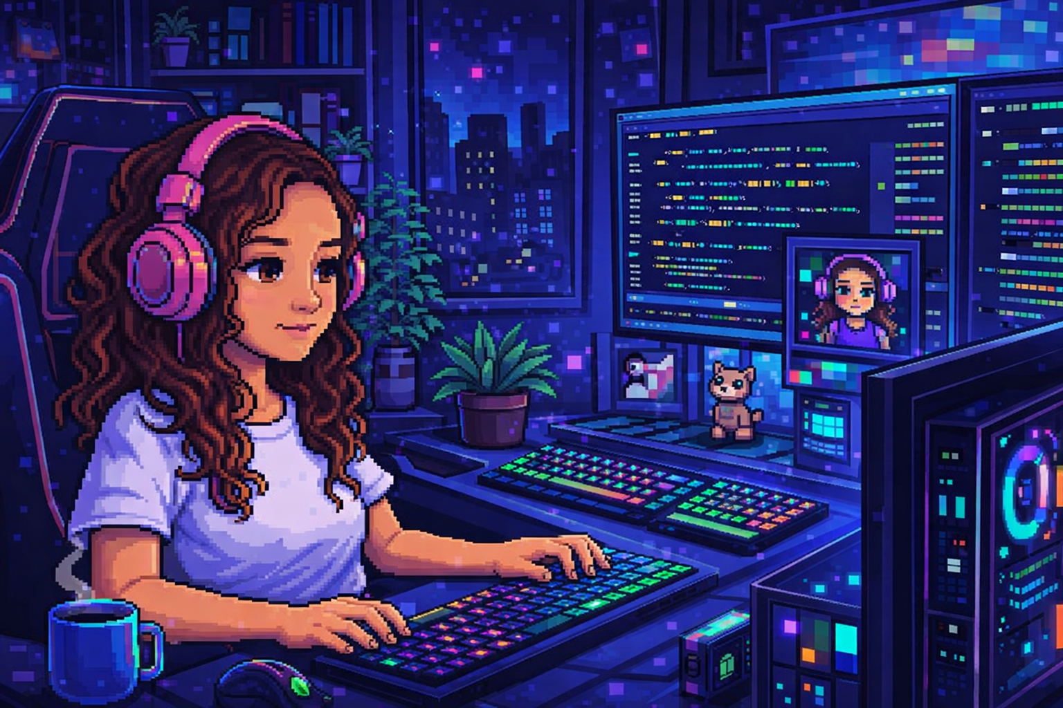 Foto da autora do site